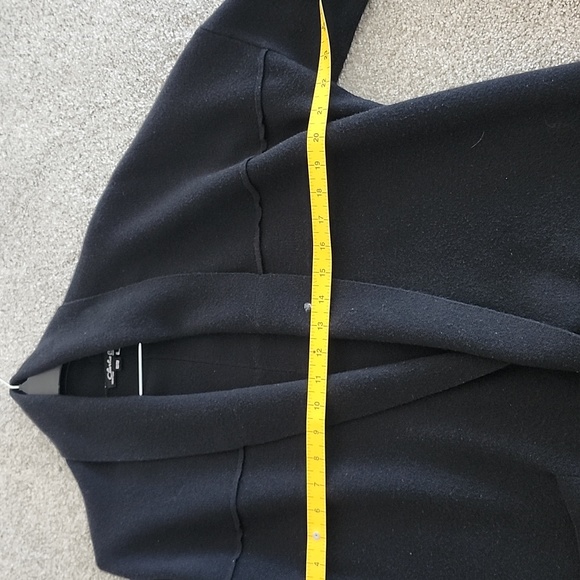 CHARLIE Shawl Collar Long Soft Loose Jacket With Pockets Size Medium - Picture 6 of 6